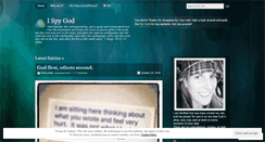 Desktop Screenshot of ispygod.net